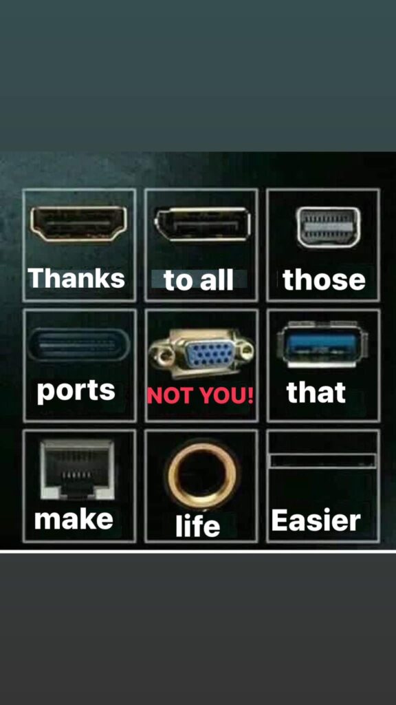 An Ode to Computer Ports: Gratitude and the VGA Port’s Not-So-Glorious Role