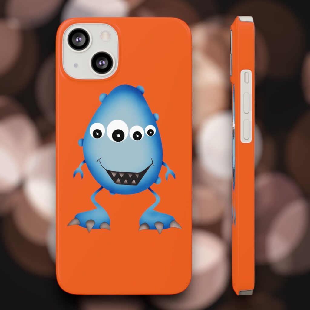 Adorable Colored Monsters on iPhone Cases: A Fun and Unique Accessory